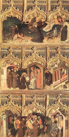 Master Francke Scenes from the Life of St Francis oil painting picture